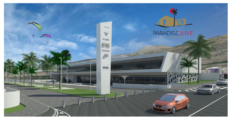 Venta parcela comercial con proyecto  en Playa Paraíso, Adeje – Tenerife